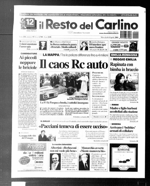 Il Resto del Carlino : giornale dell'Emilia